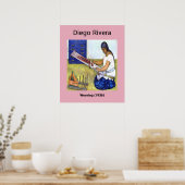 ディエゴ・リベラ（1936年） ポスター (キッチン)