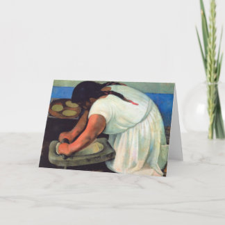 ディエゴ・リベラ- La Molendera 1923年 カード