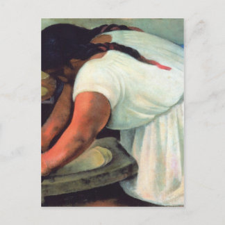 ディエゴ・リベラ – La Molendera, 1923 ポストカード