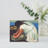 ディエゴ・リベラ – La Molendera, 1923 ポストカード (スタンド正面)