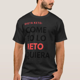 ディエタケトダイエットおもしろいスペインのスペイン Tシャツ
