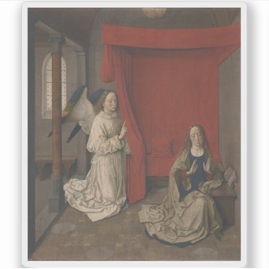 ディエリック・ボーツ – 受胎告知 シール (正面)