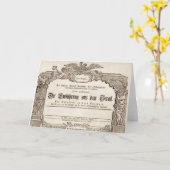 ディエンフュルナウスデムセライル（モーツァルト） カード (黄色い花)