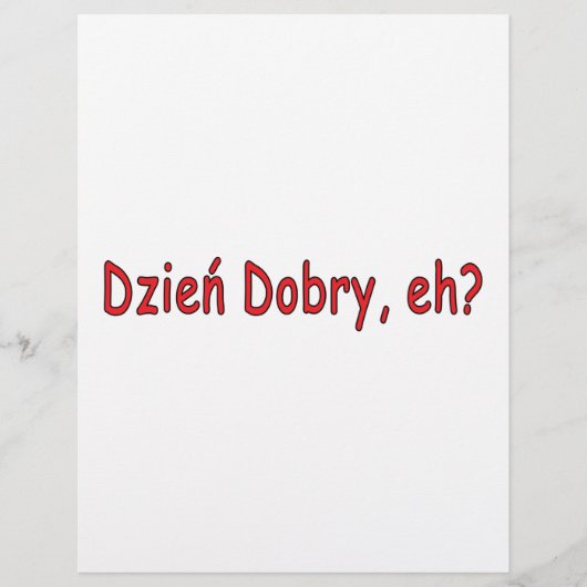 ディエン・ドブリーか？ チラシ (正面)