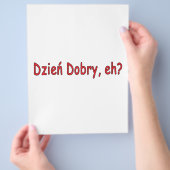 ディエン・ドブリーか？ チラシ (手)