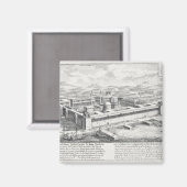 ディオクレティアン宮殿(245-313)、スプリット、ユーゴスラビア、 マグネット (正面/裏面)