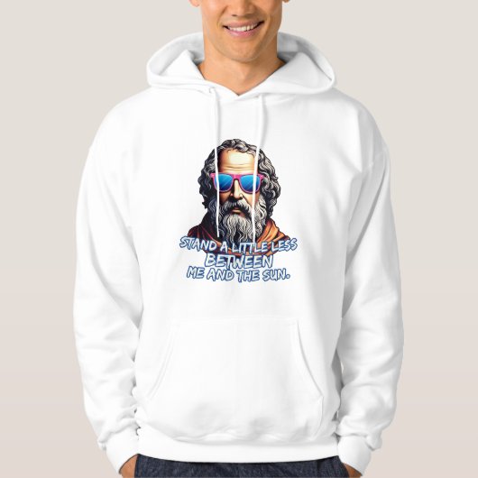 ディオクールゲネス引用文 パーカ (正面)