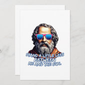 ディオクールゲネス引用文 招待状 (正面/裏面)