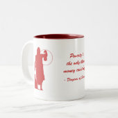 ディオゲネスの窮乏(2) ツートーンマグカップ (正面左)