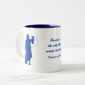 ディオゲネスの窮乏(3) ツートーンマグカップ (正面左)