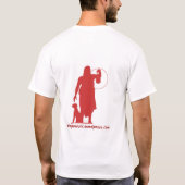 ディオゲネス窮乏 Tシャツ (裏面)