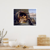 ディオゲネス&ドッグスのポスタープリントbyジェローム ポスター (キッチン)