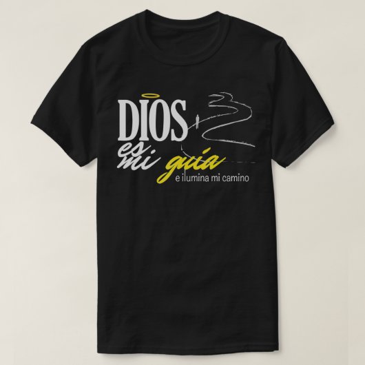 ディオスミグイアディオスイエススペインクリストスペインの Tシャツ (デザイン正面)