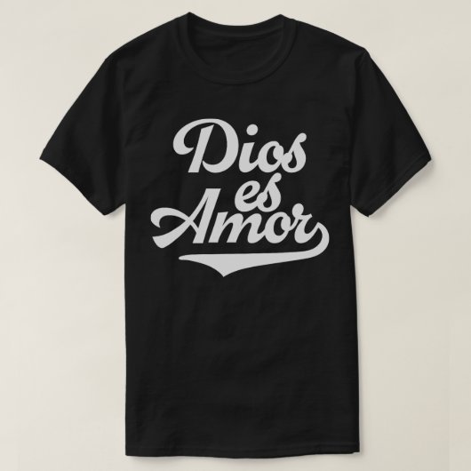 ディオスEsアモールスペインのキリスト教メッセージ行く Tシャツ (デザイン正面)