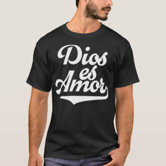 ディオスEsアモールスペインのキリスト教メッセージ行く Tシャツ