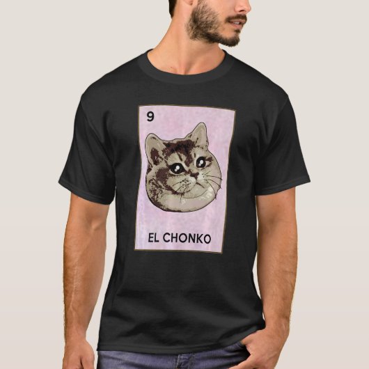 ディオスMio Oh Lord Chonk El Chonkoメキシコ猫ミーム Tシャツ (正面)