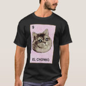 ディオスMio Oh Lord Chonk El Chonkoメキシコ猫ミーム Tシャツ (正面)