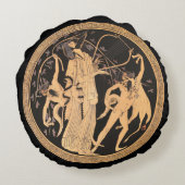 ディオニュソスとサティル ラウンドクッション (裏面)