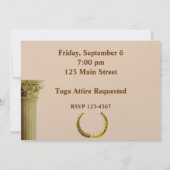 ディオニュソスとヴィーナス 招待状 (裏面)