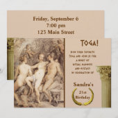 ディオニュソスとヴィーナス 招待状 (正面/裏面)