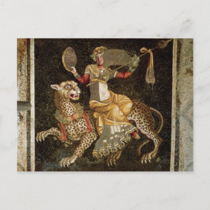 ディオニュソスのモザイクLeopard c.180 AD ポストカード