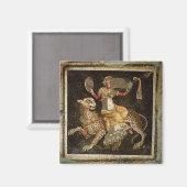 ディオニュソスのモザイクLeopard c.180 AD マグネット (正面/裏面)