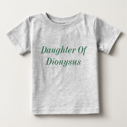 ディオニュソスの娘ベビーシャツ ベビーTシャツ (正面)