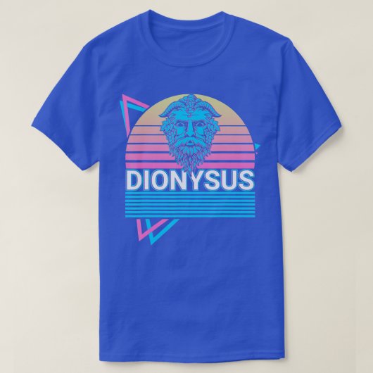 ディオニュソスギリシャ神の古代ギリシャ Tシャツ (デザイン正面)