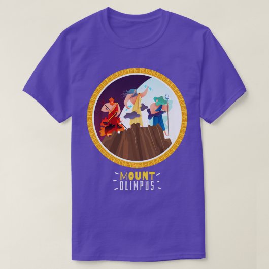 ディオニュソスゴッド山オリンプス Tシャツ (デザイン正面)