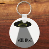 ディカスタムーUFO書お名前 キーホルダー (正面)