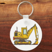 ディガーショベル建築キーチェーン キーホルダー (正面)