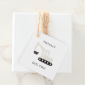 ディガー建築バースデーパーティーメッセージカード フェイバータグ (インサイチュ)