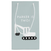 ディガー建築バースデーパーティー抱き枕 スモールペーパーバッグ (裏面)