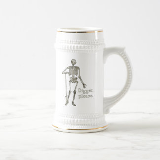 ディガー、お願い ビールジョッキ