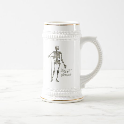 ディガー、お願い ビールジョッキ (右)