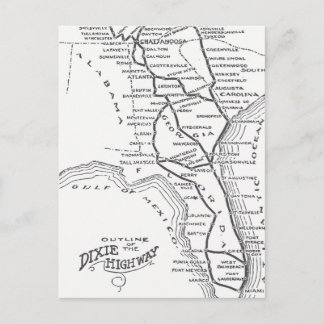 ディキシーハイウェイD1 ポストカード