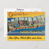 ディキンソンからの挨拶 ポストカード (正面/裏面)