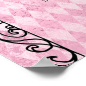 ディキンソンの成功の甘い詩ピンク ポスター (角)