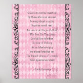 ディキンソンの成功の甘い詩ピンク ポスター (正面)