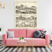 ディキンソンカウンティレジデンシズカンザス キャンバスプリント (インサイチュ (リビング))