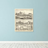 ディキンソンカウンティレジデンシズカンザス キャンバスプリント (インサイチュ (ウッドフロア))