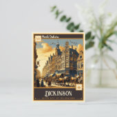 ディキンソンノースダコタ |ヴィンテージ ポストカード (スタンド正面)