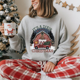ディキーのクリスマス - 南部の納屋のぬくもり スウェットシャツ