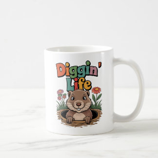 ディギンおもしろいライフ コーヒーマグカップ