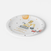 ディギンイットイエロー建築ブライトデイパーティー ペーパープレート (アングル)