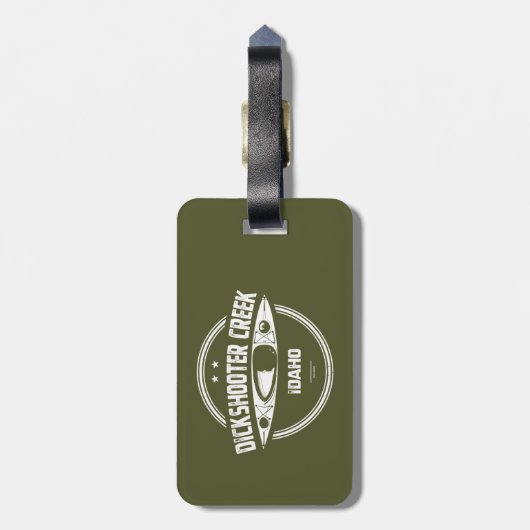 ディクシュータークリークアイダホカヤック ラゲッジタグ (裏面縦)