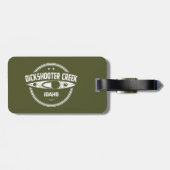 ディクシュータークリークアイダホカヤック ラゲッジタグ (裏面横)