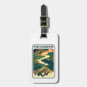 ディクシュータークリークアイダホカラーズ ラゲッジタグ (正面縦)