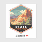 ディクシー国立森林ユタ旅行芸術ヴィンテージ シール (シート)