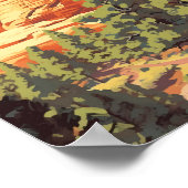 ディクシー国立森林ユタ旅行芸術ヴィンテージ ポスター (角)